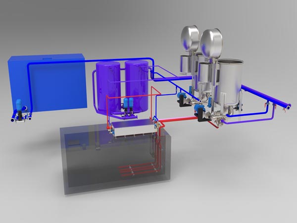 Rhex rotating heat exchangers machine